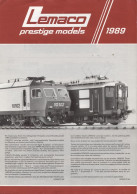 Catalogue LEMACO Prestige Models 1989 Nm N HOm HO O  - En Français Et Allemand - Français