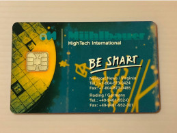Germany Smart Card Chip Card GSM Phonecard, MUHLBAUER BE SMART, Set Of 1 Used Card - Autres & Non Classés