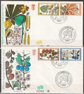 Berlin FDC 1979 Nr.607 - 610 Wohlfahrt Blätter, Blüten Und Früchte Des Waldes ( D 3605 )Günstige Versandkosten - 1971-1980