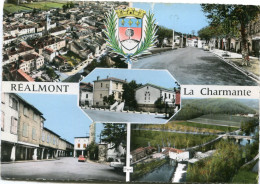 R E A L M O N T  '' LA CHARMANTE '' - 5 VUES De 1965 + 1 BLASON - - Realmont