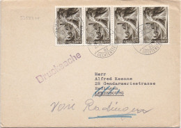 33527# LETTRE TARIF IMPRIME DRUCKSACHE Obl 9490 VADUZ F. LIECHTENSTEIN 1966 Pour REDANGE SUR ATTERT RODINGEN LUXEMBOURG - Briefe U. Dokumente