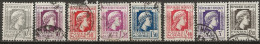 YT N° 209 à 217 (sauf N° 212) - Oblitéré - Marianne - Used Stamps