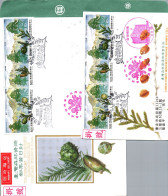 Taiwan Formosa Republic Of China FDC  -   Cultural Town Landscapes Environment Nature Flowers Colurful Stamps - FDC