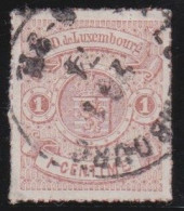 Luxembourg    .   Y&T     .    12  (2 Scans)      .    O    .       Oblitéré - 1859-1880 Coat Of Arms