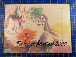 2000 YEAR ALBUM WITH ALL STAMPS & S\S AND ALL 12 ISSUE WERE SIGNED BY THE STAMP DESIGNER INC 2 POST MASTER SIGNATURE - Lots & Serien