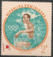 DOMINICANA 1960 - 1v - MNH - Masaru Furukawa - Japan - Melbourne Olympics - Natation - Schwimmen - Swimming - Natación - Estate 1956: Melbourne