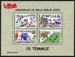 Türkiye 2017 Mi 4348-4351 Democracy And National Solidarity Day [Block 165] - Blocks & Kleinbögen