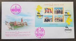 Taiwan Inauguration Of 9th President Vice 1996 Airplane Balloon (FDC) - Cartas & Documentos