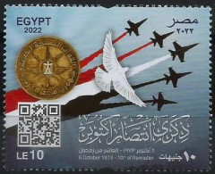 Egypt - 2022 The 49th Anniversary Of The October Victory - Yom Kippur War - Complete Issue - MNH - Nuovi