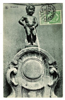 BELGIQUE / BRUXELLES / MANNEKEN-PIS / CARTE ECRITE / DEPUIS 1910 IL N'A PAS GRANDI ! - Celebridades