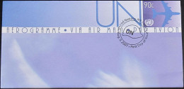 UNO NEW YORK 2007 Mi-Nr. LF 21 Ganzsache Luftpostfaltbrief Gestempelt EST - Airmail