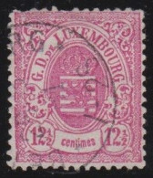 Luxembourg    .   Y&T     .    31     .    O    .       Oblitéré - 1859-1880 Wapenschild