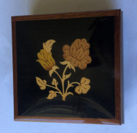 Belle Boîte à Bijoux En Bois Marqueterie - Inlaid Wood Works - Sorrento - Artiste Antonio Fiorentino - Zeitgenössische Kunst