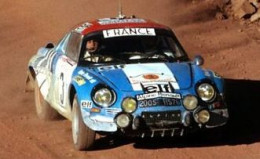 Alpine Renault A110 1600 S - 1st Rally Maroc 1974 #3 - Jean-Pièrre Nicolas/Ch. Delferrier - Troféu - Trofeu