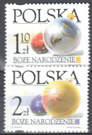 Poland 2002 Christmas Mi.3965-68 - MNH(**) - Unused Stamps