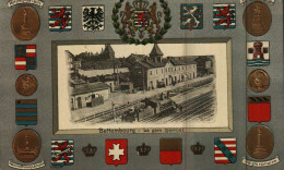 BETTEMBOURG - La Gare (Perron) Carte En Relief - Bettemburg