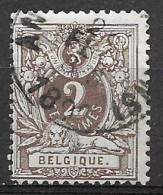 OBP44 Cu, Gestempeld Met Dikke E Van Belgique - 1849-1900