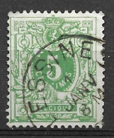 OBP45 Cu, Gestempeld Met Dikke Kaderlijn Onderaan - 1849-1900