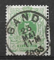 OBP45 Cu, Gestempeld Met Dikke Witte I In Centimes - 1849-1900