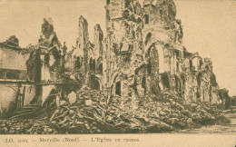 Merville CPA 59 Nord Eglise En Ruines LO 2019 - Merville