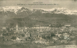 Gap CPA 05 Hautes Alpes Vue Générale Massif De La Charance Panorama 1925 - Gap