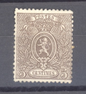 Belgique  :  Yv  25  * GNO , Dentelé 14 ½ - 1866-1867 Petit Lion