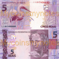 BRAZIL, 5 REAIS, 2021, Prefix Ii, P-New (Not Yet In Catalog), New Signature, UNC - Brésil