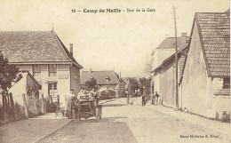 10  Camp De Mailly Rue De La Gare (café) Oldtimer - Mailly-le-Camp