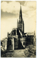 NORWICH CATHEDRAL FROM EAST - SHOWING NEW WAR MEMORIAL CHAPEL - Norwich