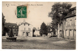 EGLETONS--1909--Place Du Marchadial  ( Commerces , Cafés-restaurants) - Egletons