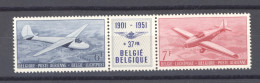 Belgique  -  Avion  :  Yv 27A  * - Postfris