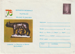 69-Tematica Saluti Da "Italia Nel Mondo"-Romania-Intero Postale Italia 76-Milano - Souvenir De...