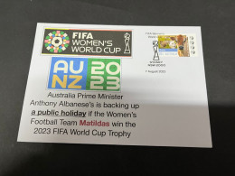 11-8-2023 (2 T 12) FIFA Women's Football World Cup - Australian PM Backing-up A Public Holiday If Matildas Win FIFA Cup! - Andere & Zonder Classificatie