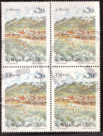 ARGENTINA • USHUAIA • CUADRO SELLOS USADOS DE 20 AUSTRALES • EMISIÓN AÑO 1988 - Used Stamps