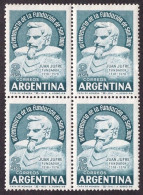 ARGENTINA • CENTENARIO FUNDACION DE SAN JUAN • CUADRO SELLOS SIN USO DE 2 PESOS • EMISIÓN AÑO 1962 - Ungebraucht