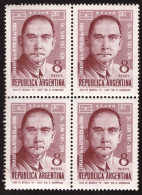 ARGENTINA • CENTENARIO NACIMIENTO SUN YAT-SEN • CUADRO SELLOS SIN USO DE 8 PESOS • EMISIÓN AÑO 1966 - Unused Stamps