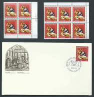 Canada #973 LR. PB & UR Blank Block Of 6 MNH + FDC-Christmas 1982-Creche Figures - Hojas Bloque