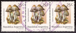 ARGENTINA • SETAS • SELLOS USADOS DE 25 CENTAVOS • EMISIÓN AÑO 1994 - Used Stamps