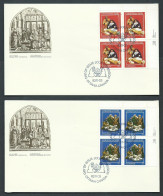 Canada # 973-974-975 UR.PB. On FDC's - Christmas 1982 - Creche Figures - 1981-1990