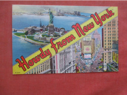 Howdy From New York.   New York City New York  Ref  6148 - Manhattan