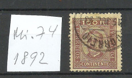 PORTUGAL 1892 Michel 74 O - Gebruikt