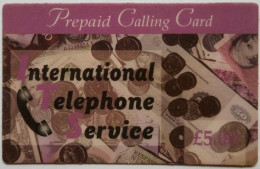 UK  £5 ITS  Prepaid - International Telephone Service - Autres & Non Classés