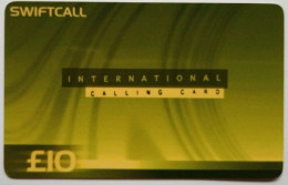 UK £10 Swiftcall International Calling Card - Autres & Non Classés