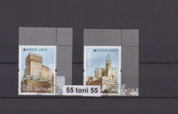 2012 Europa – Visit Bulgaria 2v. - Used/oblit.(O)   BULGARIA / BULGARIE - Gebruikt