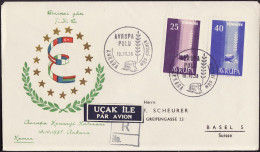 Europa CEPT 1958 Turquie - Türkei - Turkey FDC8 Y&T N°1412 à 1413 - Michel N°1610 à 1611 - 1958