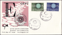 Europa CEPT 1960 Turquie - Türkei - Turkey FDC1 Y&T N°1567 à 1568 - Michel N°1774 à 1775 - 1960