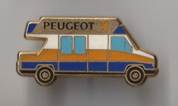 PIN'S THEME VOITURE PEUGEOT   STYLE CAMPING CAR TOUR DE FRANCE - Peugeot