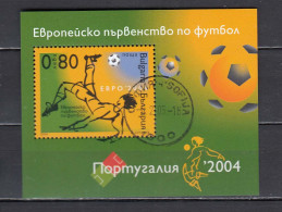 Bulgaria 2004 - European Football Championship, Portugal, Mi-Nr. Block 265, Used - Oblitérés
