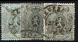 23A  Obl  3 Nuances - 1866-1867 Coat Of Arms