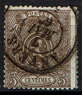 25 A Foncé Obl  Anvers  120 - 1866-1867 Petit Lion